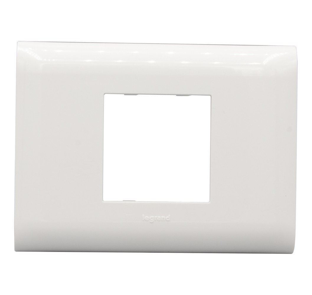 L010992 MARCO 2 MODULO P/TAPA 85MM BLANCO