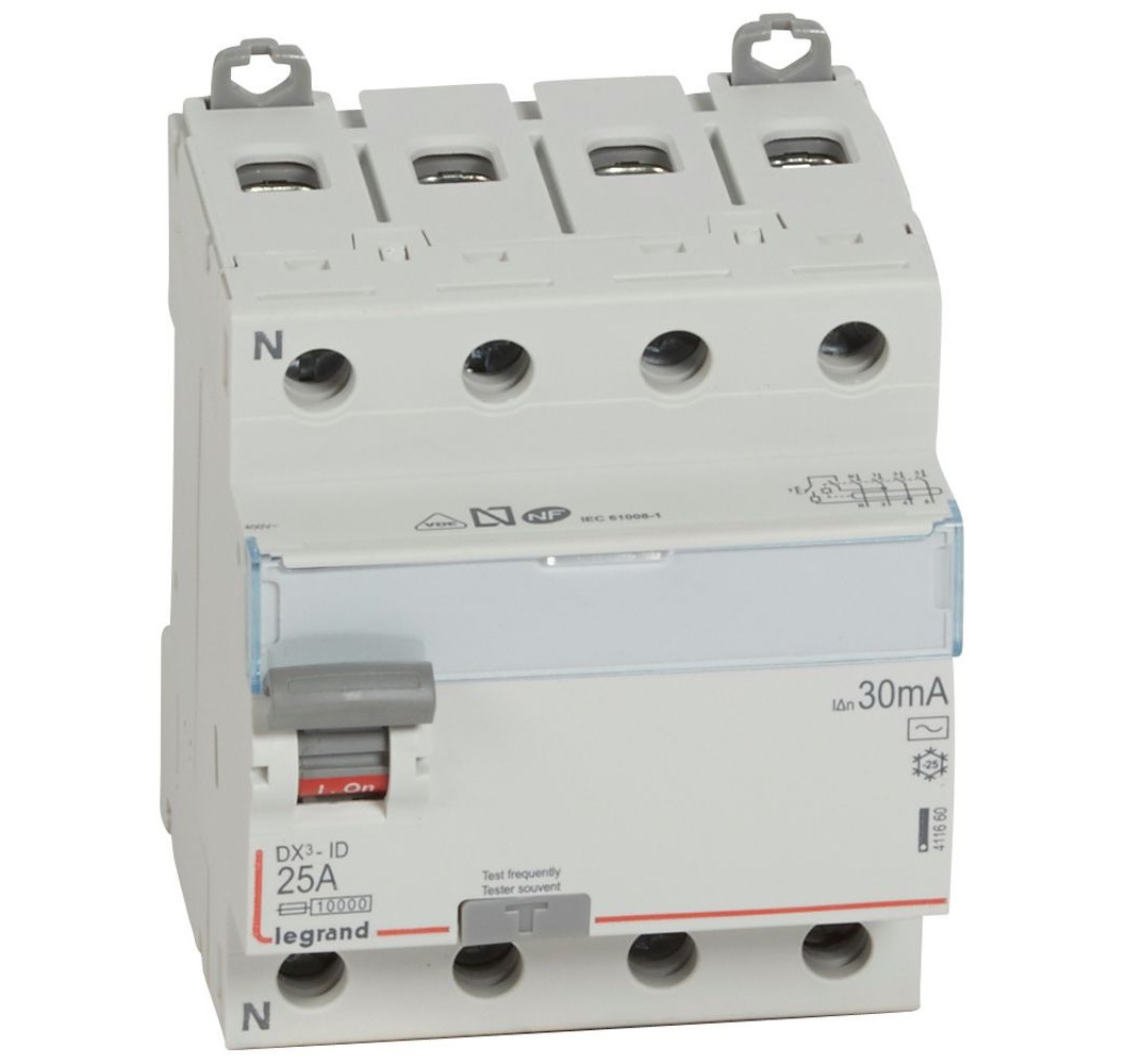 LX3/PROTECTOR DIFERENCIAL 4x25 30mA 411660