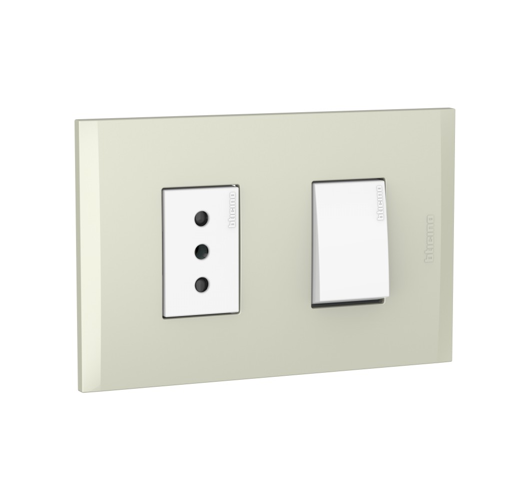 NOBILE INT.9/12+ 2P+T 10A BCO/PERLA AF2203EBNA