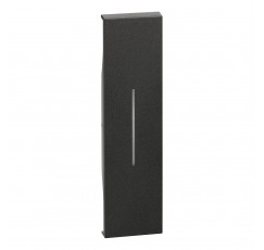 L.NOW CUBRE TECLA  1 MODULO NEGRO  KG01