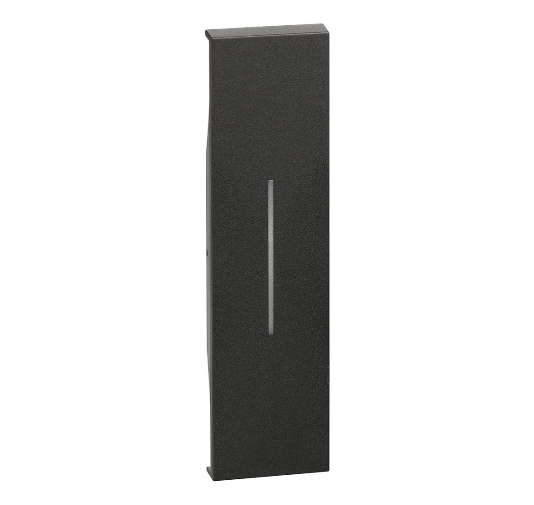 L.NOW CUBRE TECLA 1 MODULO NEGRO KG01