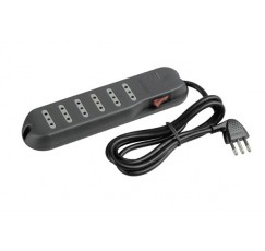 ALARGADOR 6 ENCHUFE  2P+T 10A 3MT.S3630GBM3