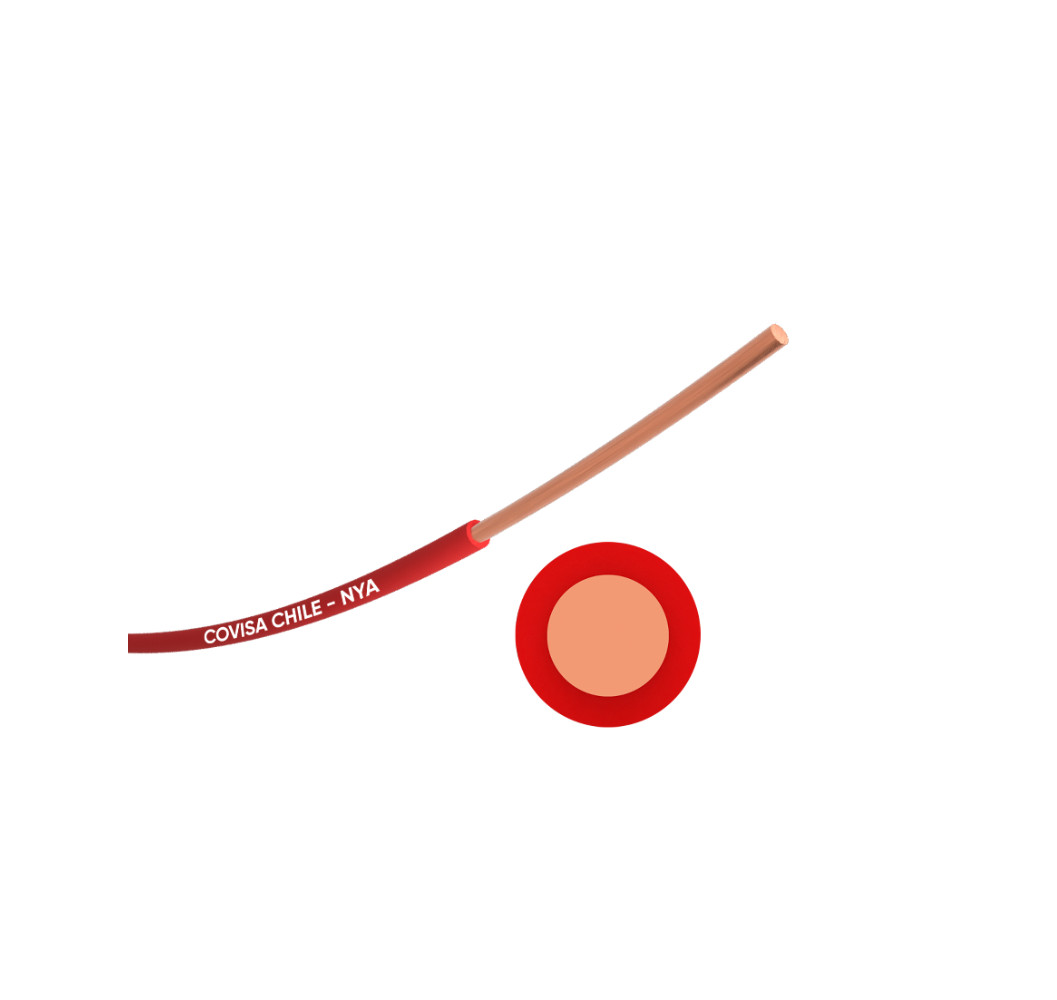 ALAMBRE SUPER NYA H07V-U 2.5MM ROJO