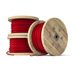CABLE   THHN 002.08 MM 014 ROJO CARRETE