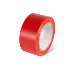 CINTA PLASTICA  ROJO 10mt ECONOMICA