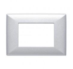 S22 TAPA 3 PUESTO ALUMINIO PLATA 220337