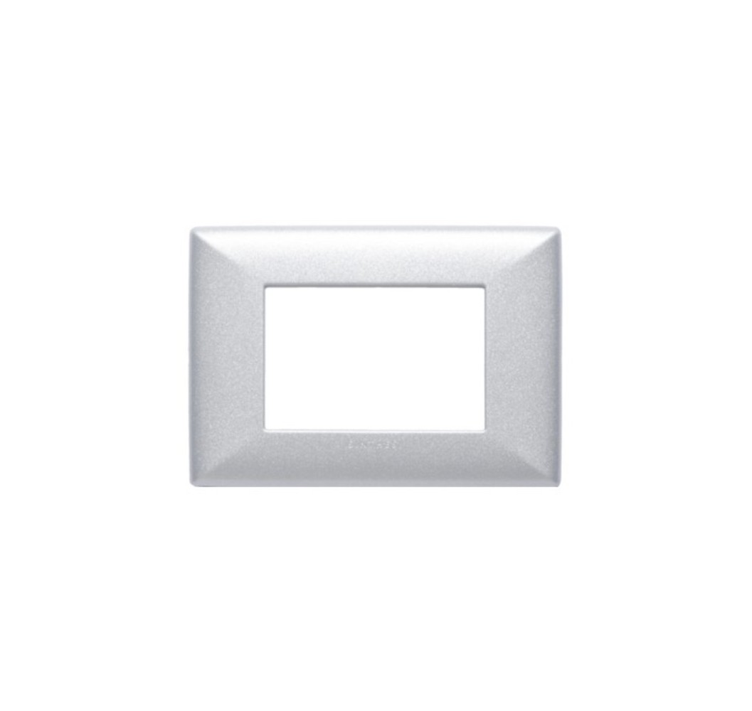 S22 TAPA 3 PUESTO ALUMINIO PLATA 220337