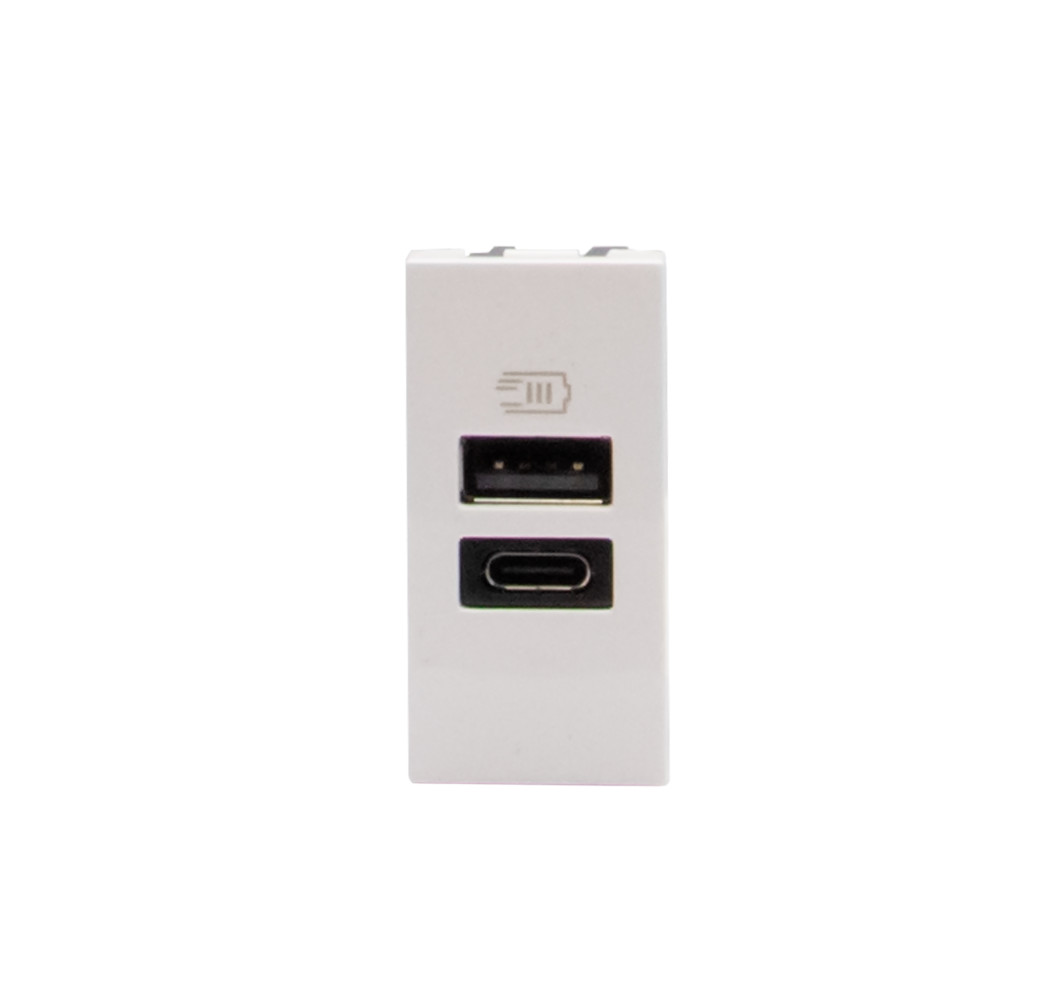 MATIX GO CARG, USB AC 1M BLCO. JW4191AC
