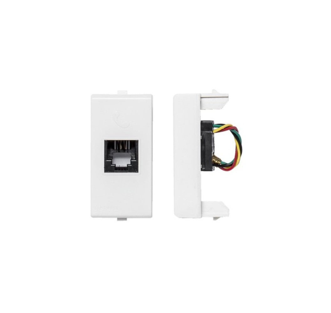 S22 ENCHUFE RJ-11 BLANCO 224001