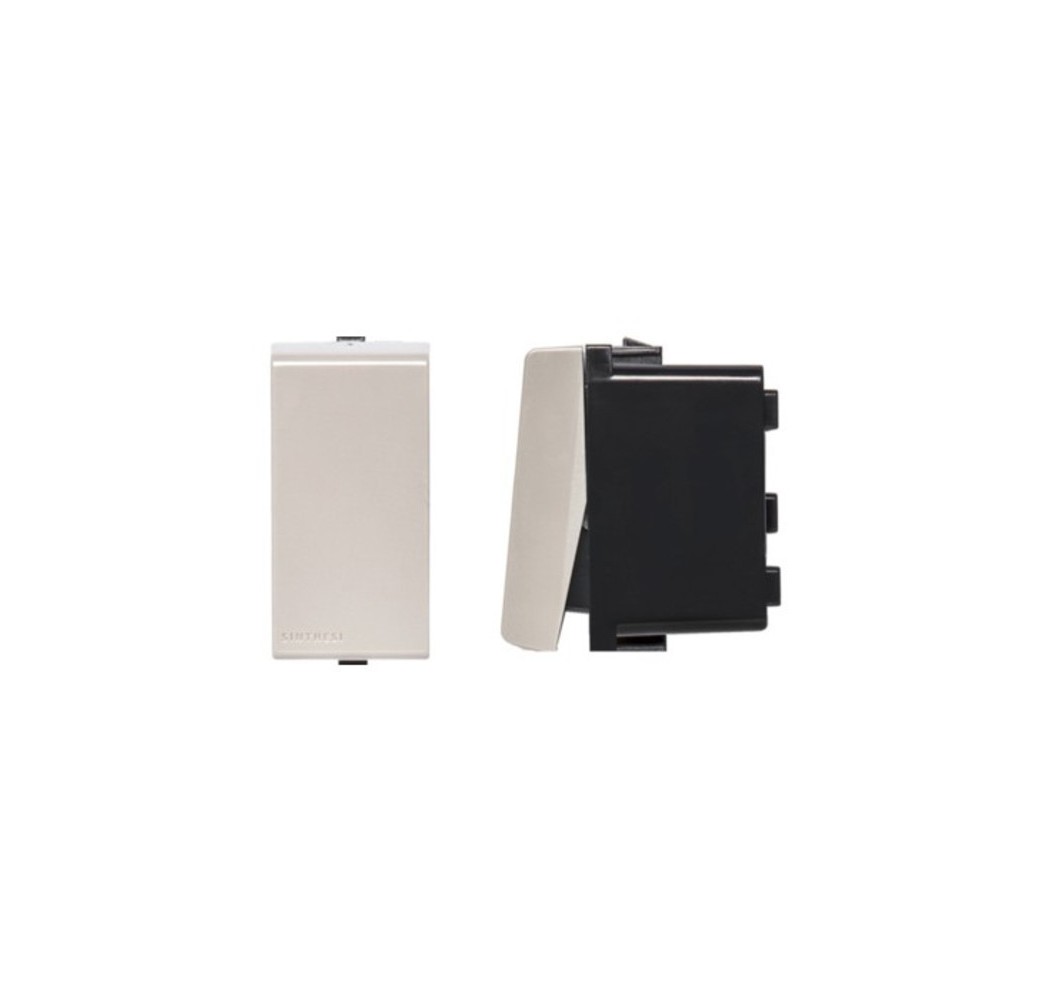 S22 PULSADOR 1 MODULO BEIGE 222502