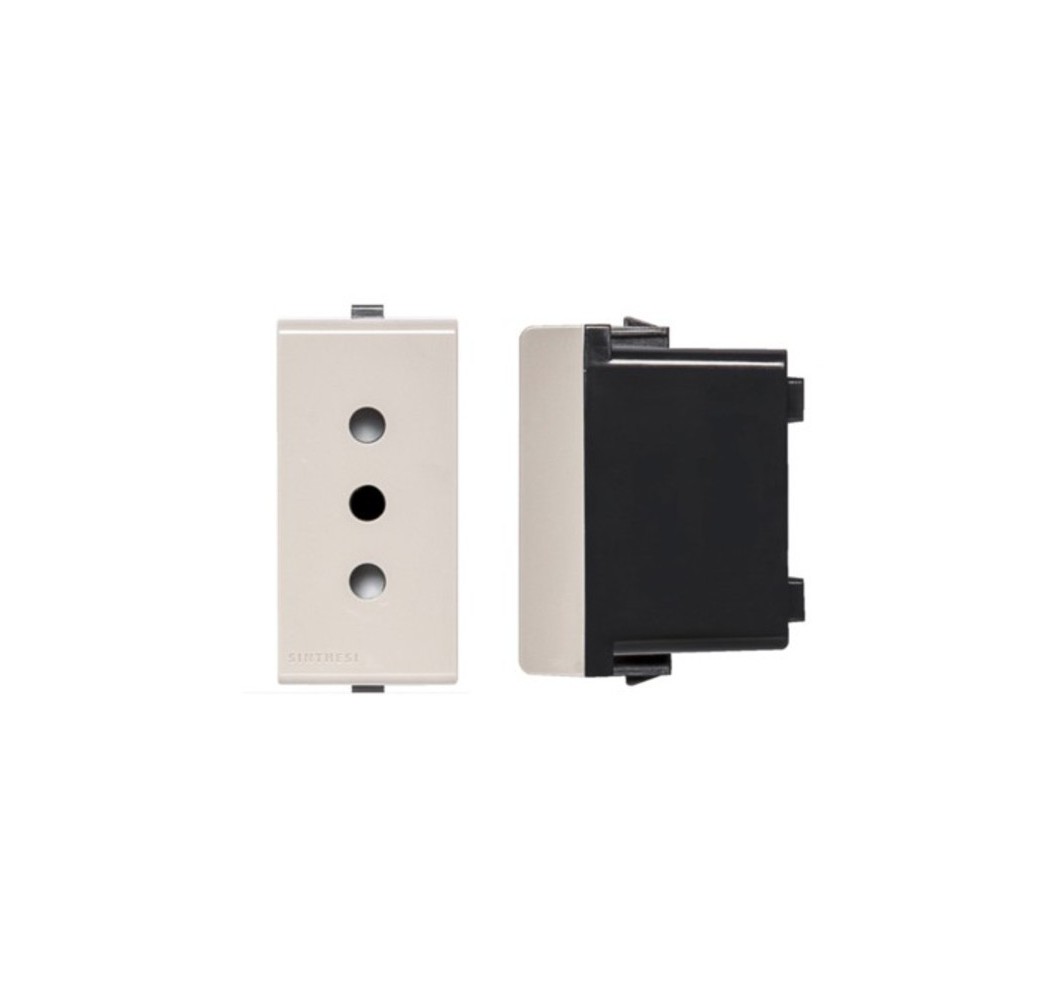 S22 ENCHUFE 2 P+T 10A BEIGE 223002