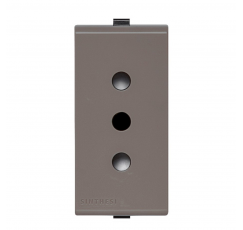 S22 ENCHUFE 2P+T 10A GREY 223003