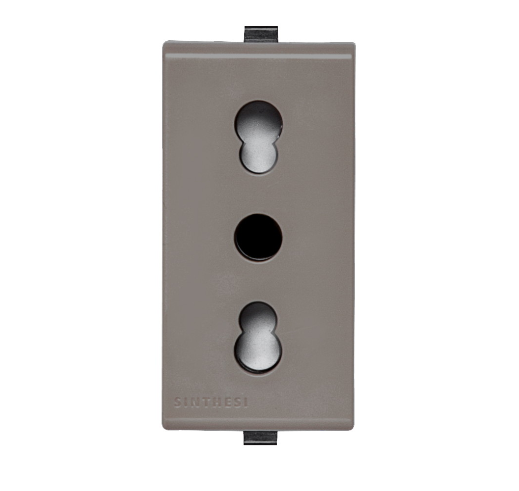 S22 ENCHUFE 2P+T 10/16A GREY 223103