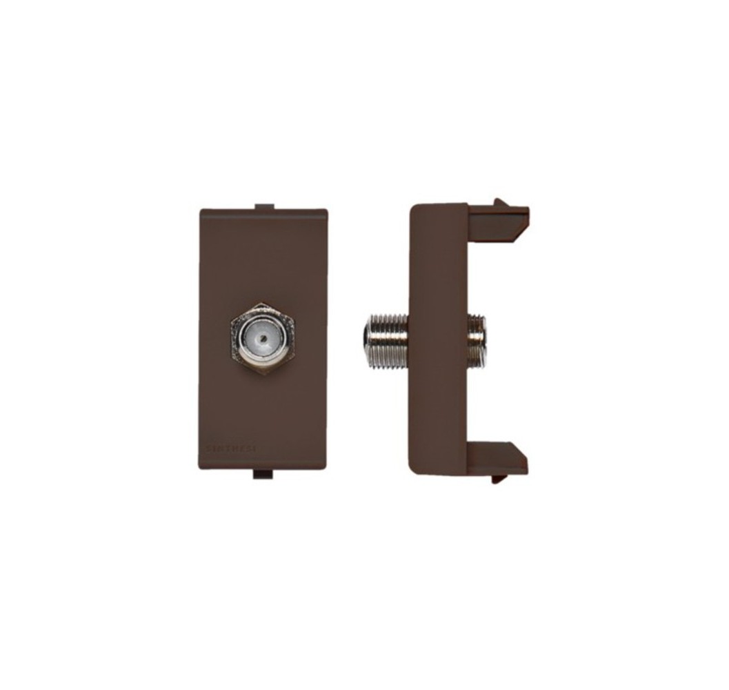 S22 ENCHUFE COAXIAL GREY 224203