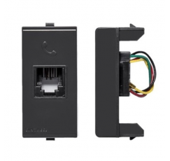 S22 ENCHUFE RJ-45 CATEGORIA 6 NEGRO 224606