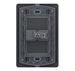 GEN. INT 9/12 16AX ARMADA 250V BLACK MWD62016