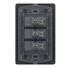 GEN. INT 9/32 16AX 250V ARMADA BLACK MWD62216