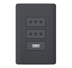 GENESIS BLACK ARMADA 2 TOMA CORRIENTE 10A + 1 USB MWD69956