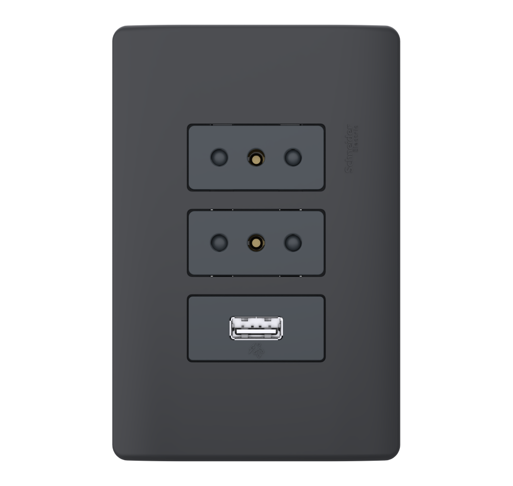 GENESIS BLACK ARMADA 2 TOMA CORRIENTE 10A + 1 USB MWD69956
