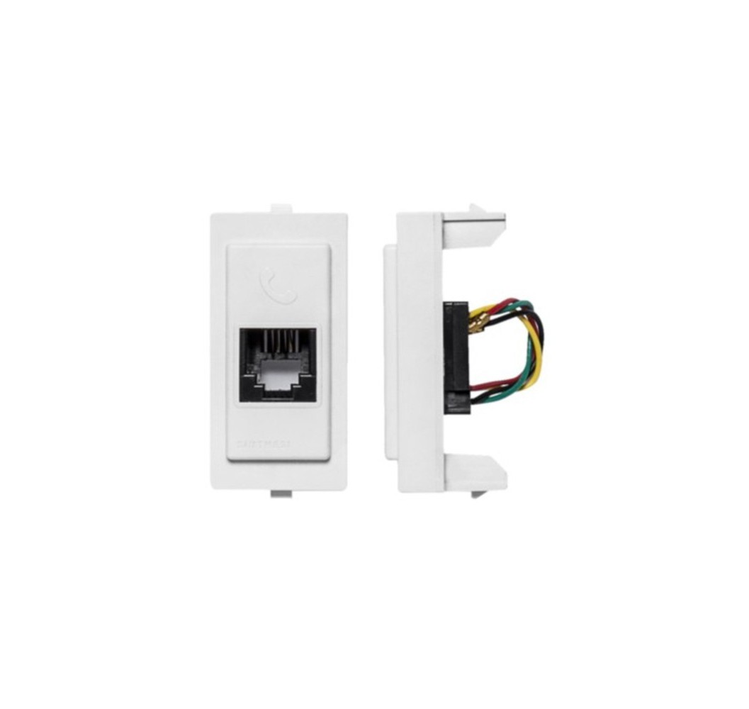 S17 ENCHUFE RJ-11 BLANCO 174001
