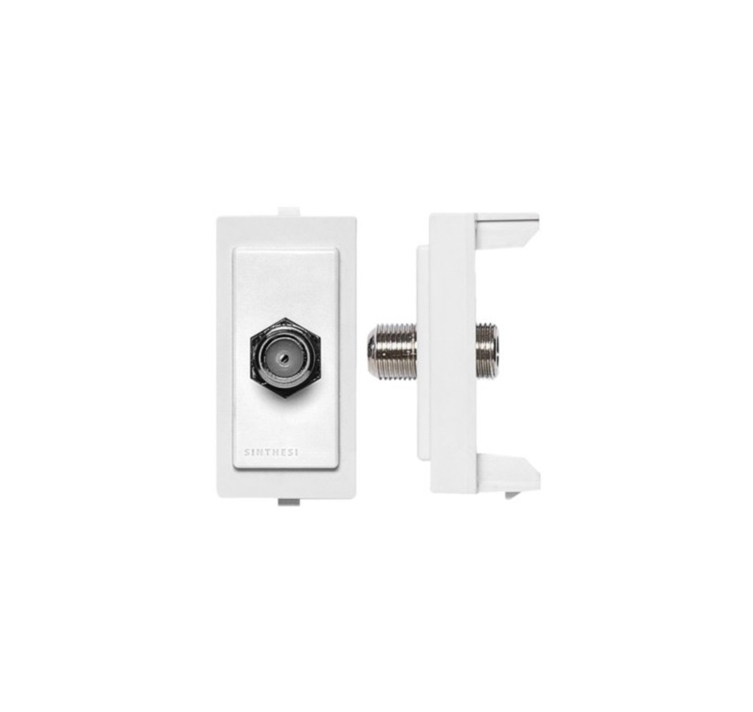 S17 ENCHUFE COAXIAL  BLANCO 174201