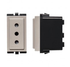 S17 ENCHUFE 2P+T 10A BEIGE 173002