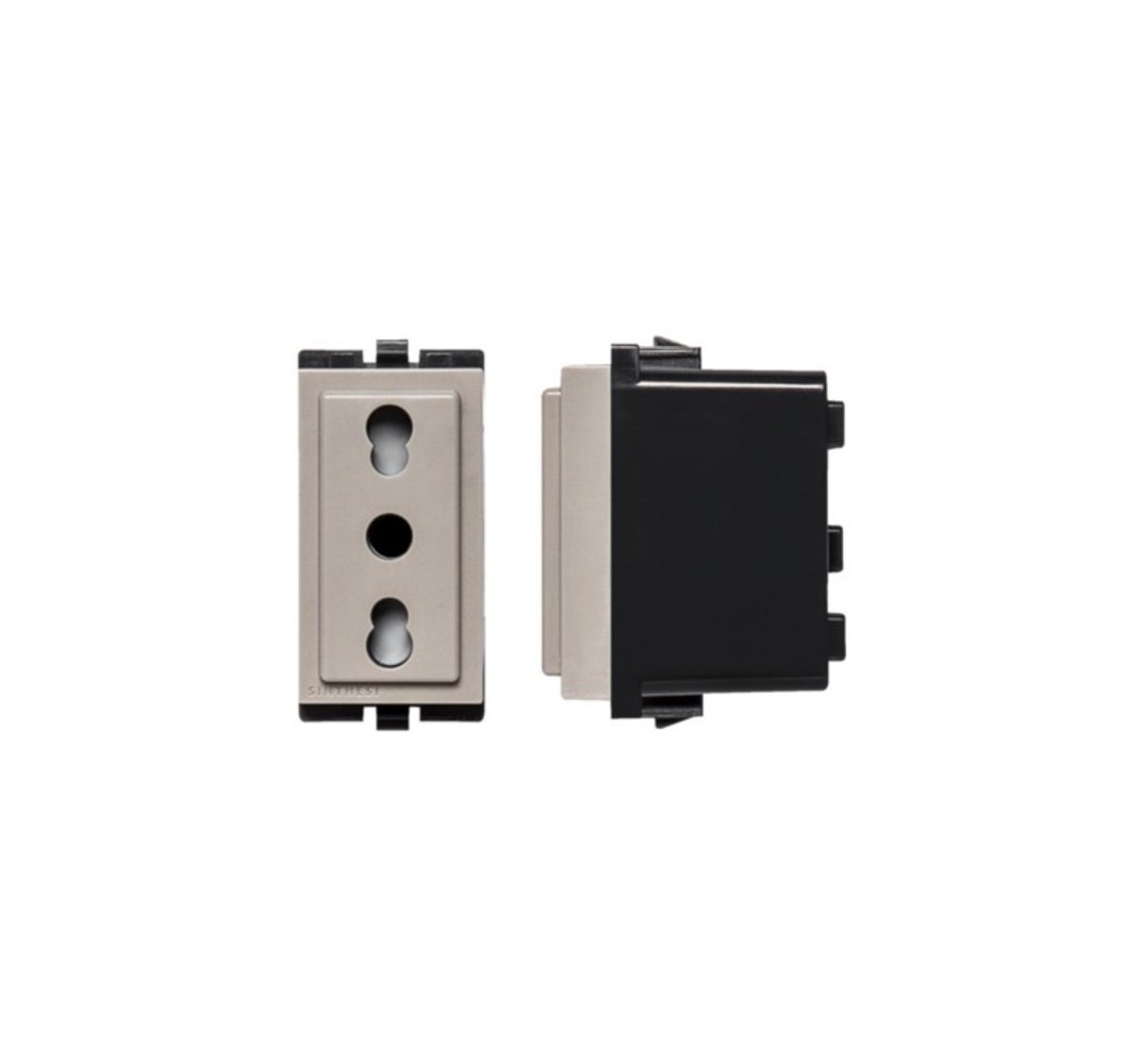 S17 ENCHUFE 2P+T 10/16 BEIGE 173102