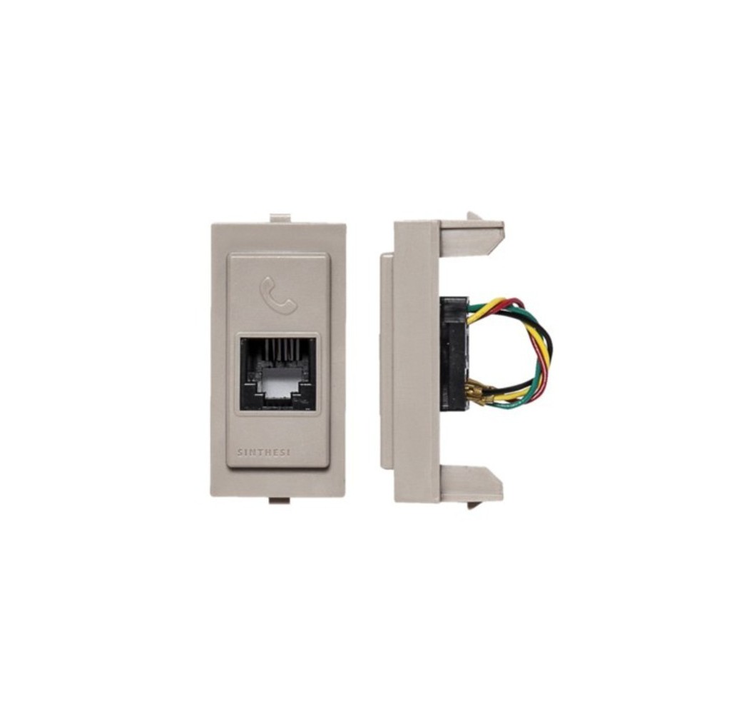 S17 ENCHUFE RJ-11 BEIGE 174002