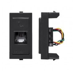 S17 ENCHUFE RJ-11 NEGRO 174006