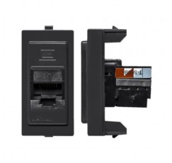S17 ENCHUFE RJ-45 CATEGORIA 5 NEGRO 174106