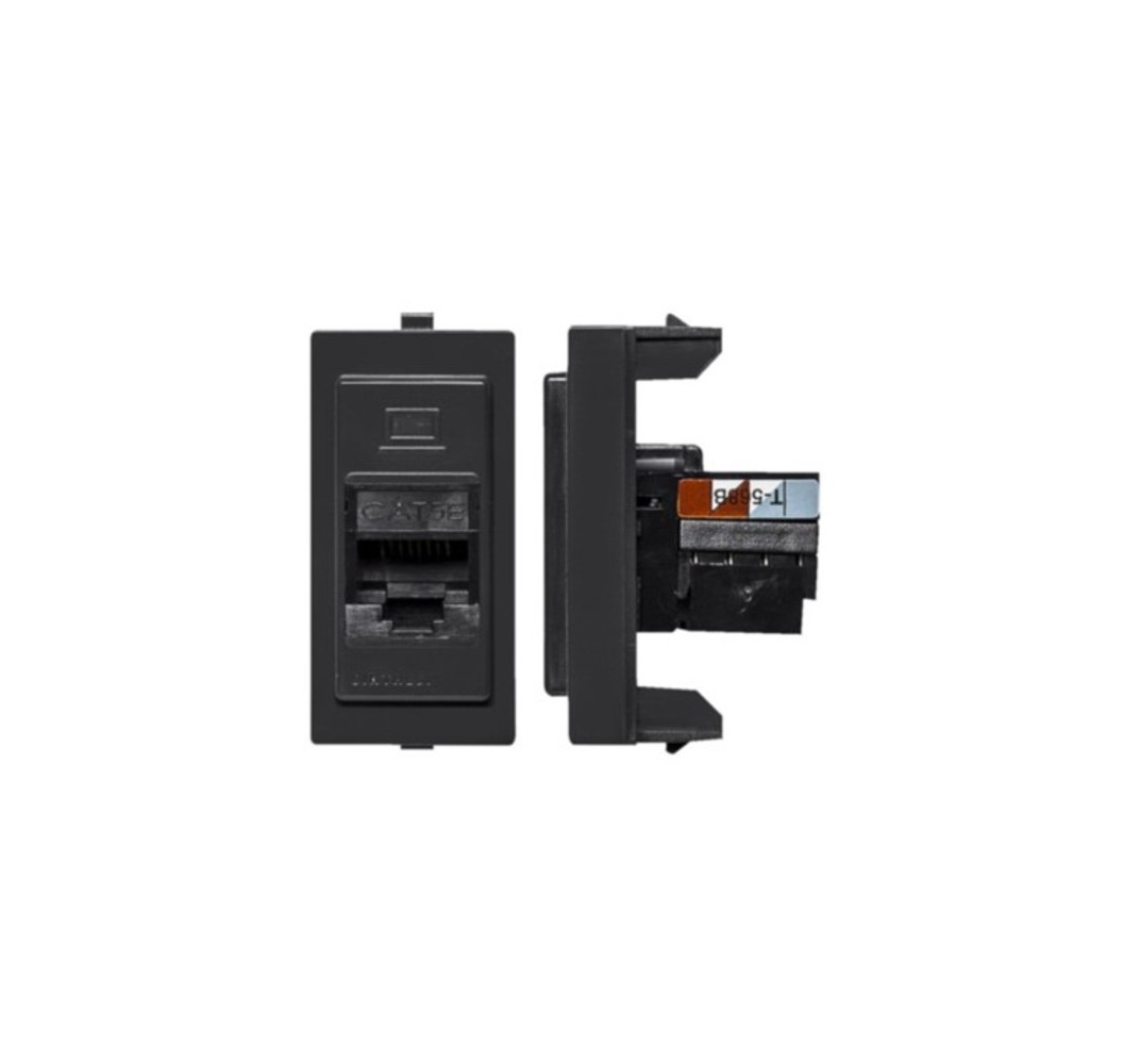 S17 ENCHUFE RJ-45 CATEGORIA 5 NEGRO 174106