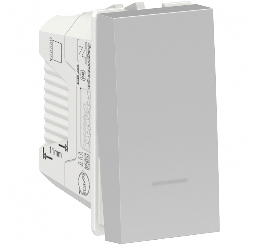 ORION INTERRUPTOR 9/12 16A 1M..ALUMINIO S70116174