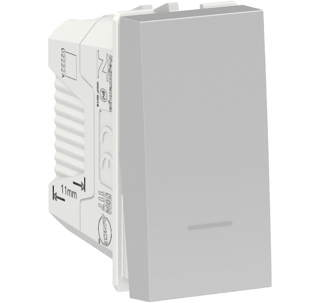 ORION INTERRUPTOR 9/24 16A 1MODULO ALUMINIO S70116374