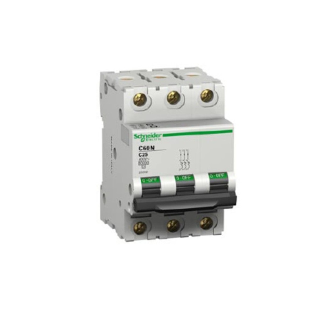 SCHN.AUTOMATICO 3x32A C60N 10KA A9F77332