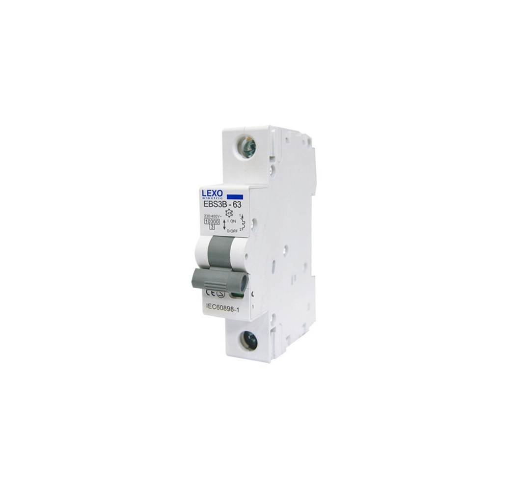LEXO INTERRUPTOR TERMOMAGNETICO 1X06A C 10KA