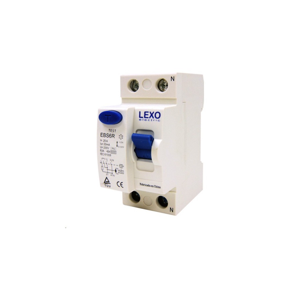 LEXO PROTECTOR DIFERENCIAL 2x25 30mA
