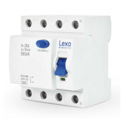 LEXO PROTECTOR DIFERENCIAL 4x25A 30mA 