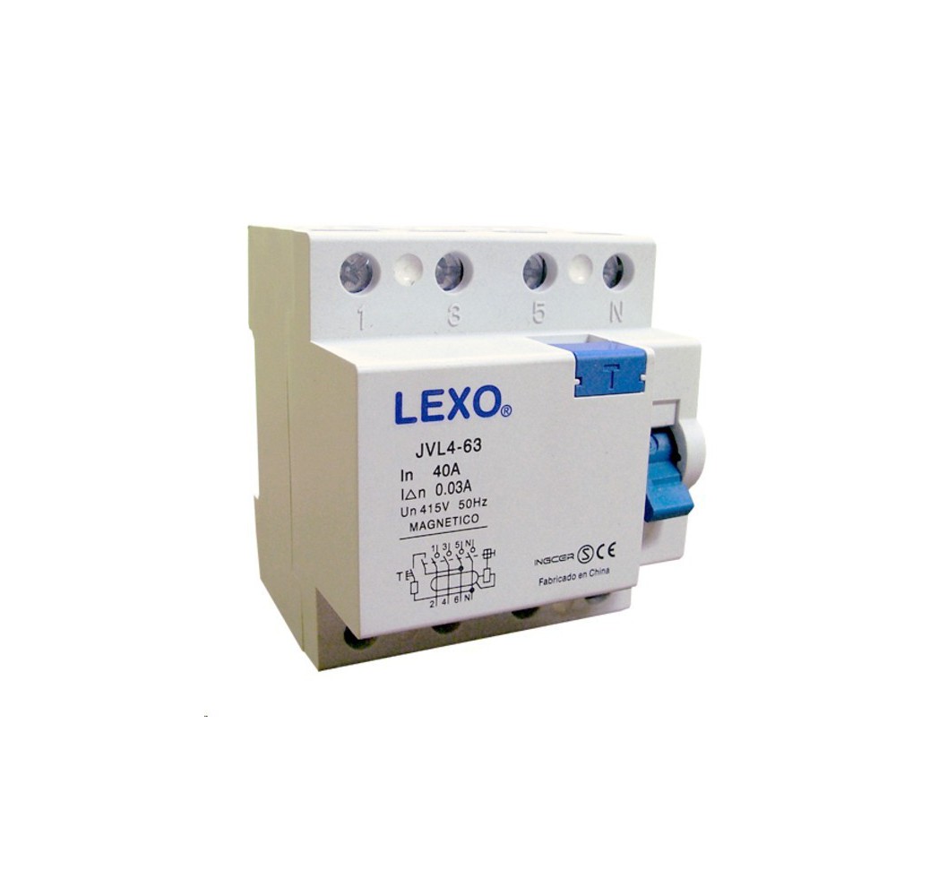 LEXO PROTECTOR DIFERENCIAL 4x40 30mA