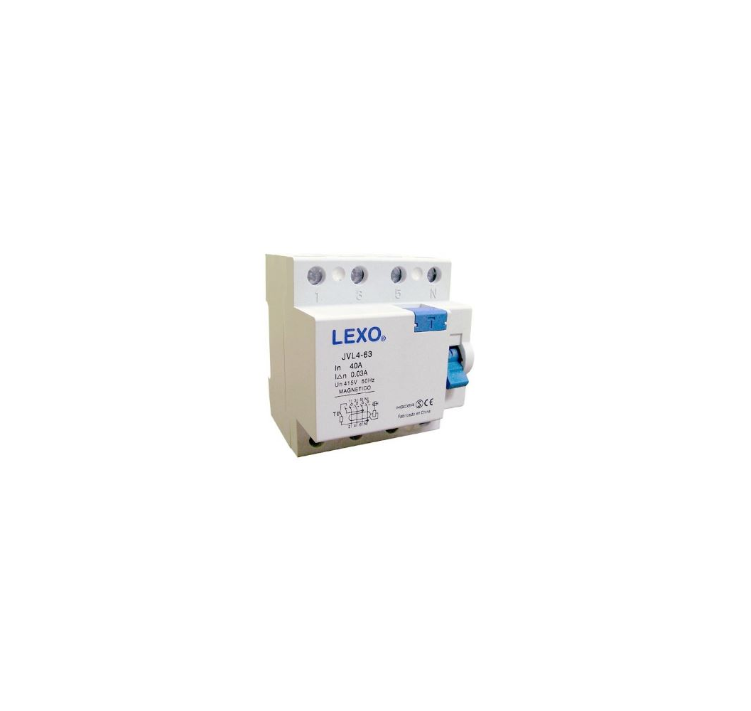 LEXO PROTECTOR DIFERENCIAL.4x63A 30Ma