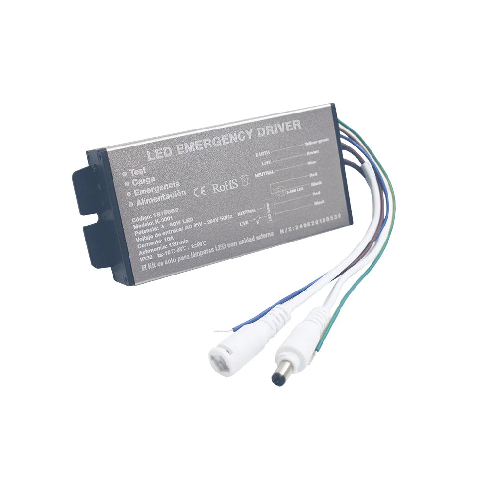 KIT EMERGENCIA LED 3W A 60W UNIV.(PANEL)