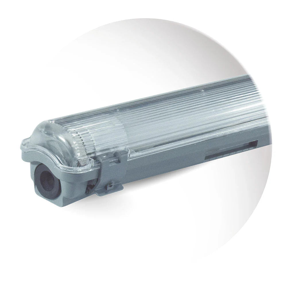 EQUIPO LED HERMETICO 1X18W SIN TUBO