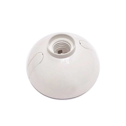 LEXO PORTALAMPARA OVAL E-27 BLANCO