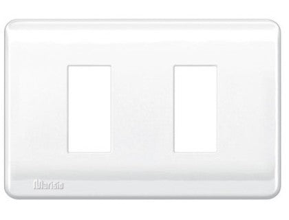 GENESIS PLACA 2 MODULOS CON SOPORTE BLANCO  MWD130407422