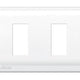 GENESIS PLACA 2 MODULOS CON SOPORTE BLANCO  MWD130407422