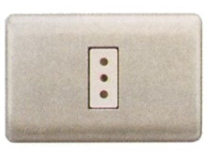 GENESIS ARMADO ENCHUFE 10A 2P+T NIQUEL/BEIGE MWD130347416