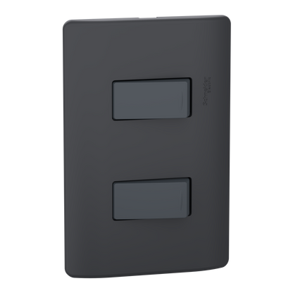 GEN.  9/12 + 9/24 16AX ARM 250V BLACK MWD62096