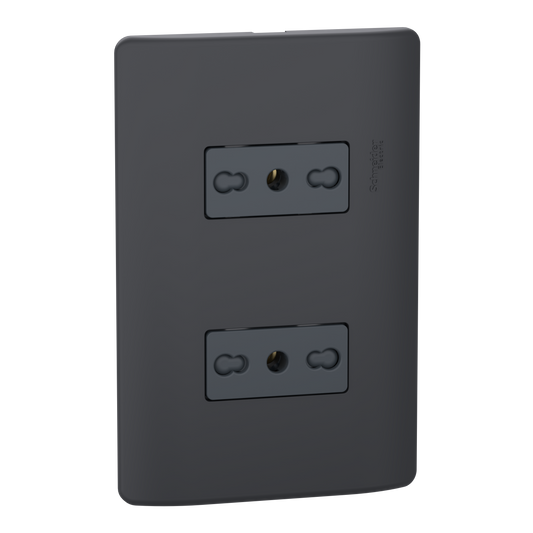 GEN. ARM ITA DOBLE 10/16A 2P+T BLACK MWD60826