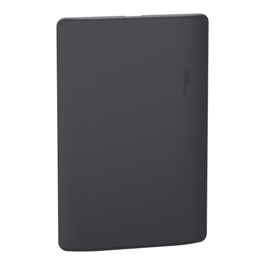 PLACA GEN. CIEGA CON SOPORTE BLACK MWD67106