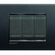 LIVING LIGHT PLACA  3 MODULOS ANTRACITA LNA4803AR