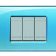 LIVING LIGHT PLACA 3 MODULOS AZUL LNA4803AD